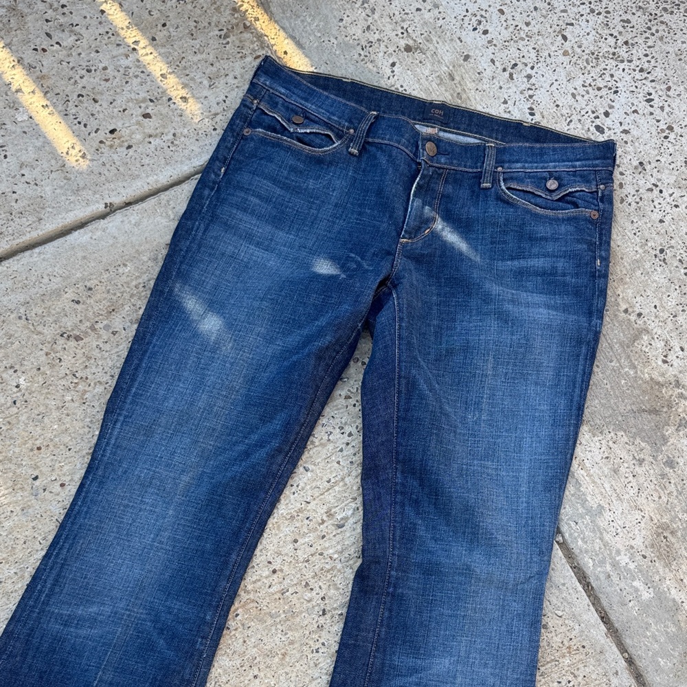 Citizens Of Humanity Dark Blue Flare Jeans - Picture 7 of 9